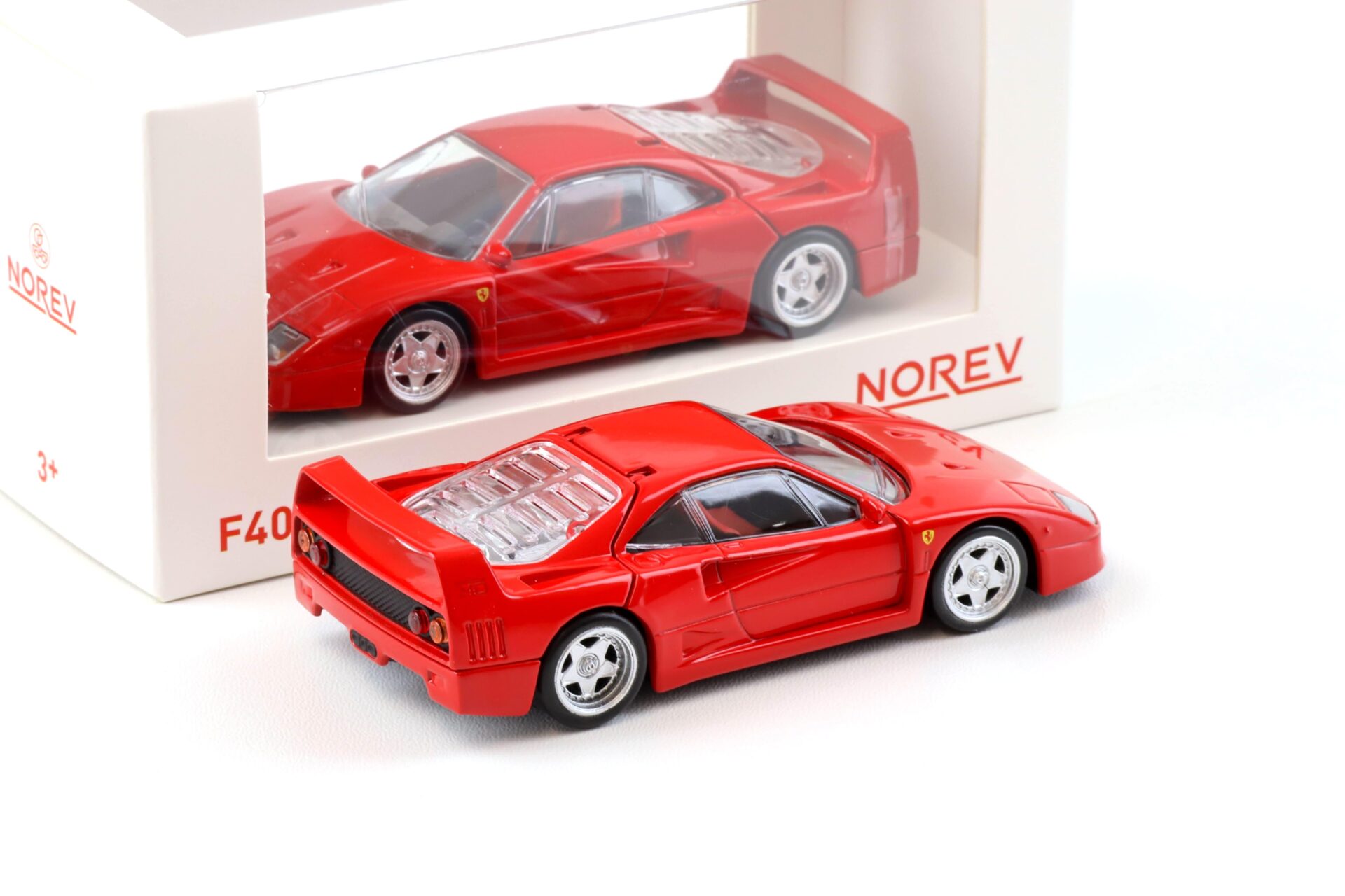1:43 Norev Jet Car 1987 Ferrari F40 Coupe red 730001