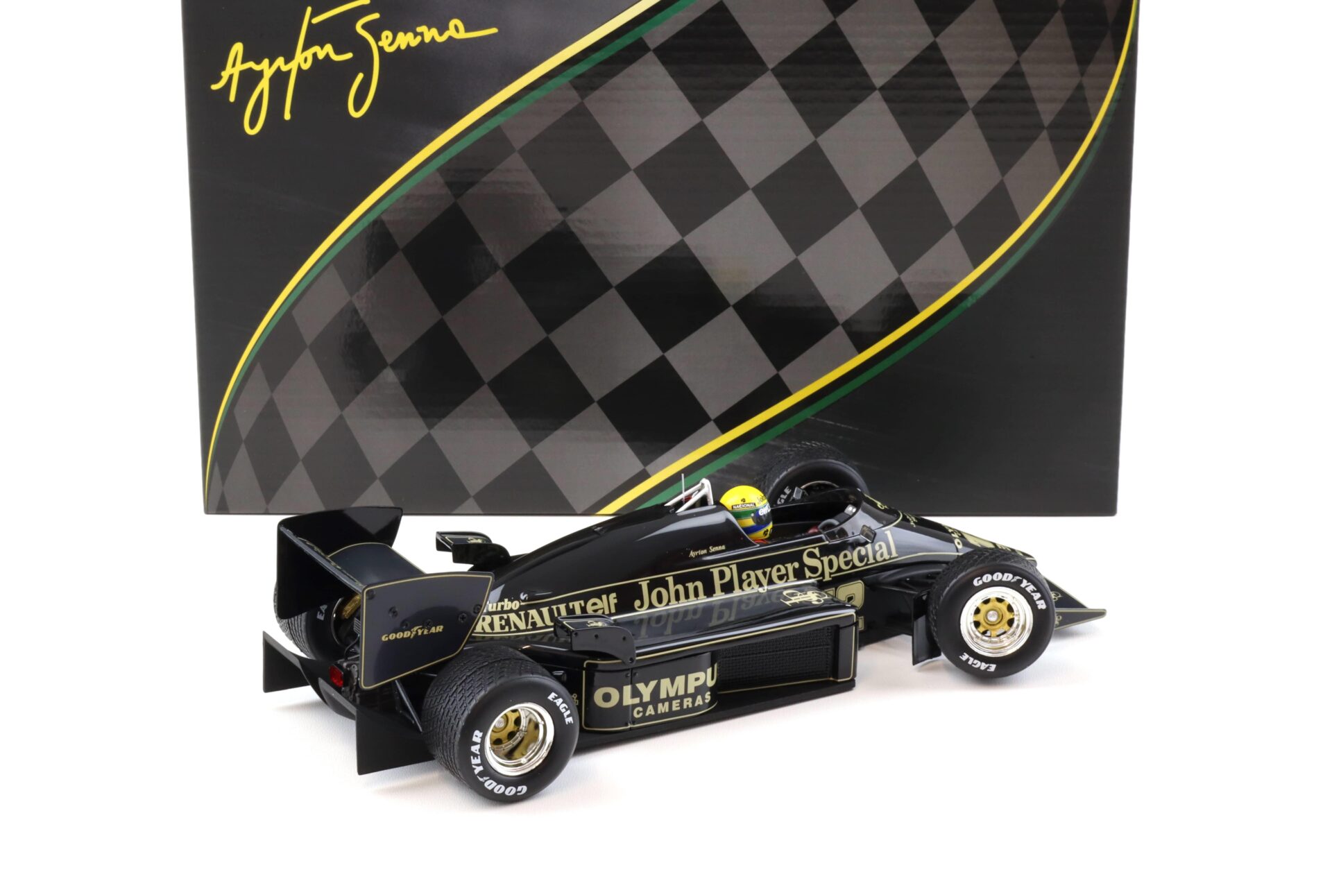 1:18 PremiumX Lotus Renault 97T Ayrton Senna #12 GP Portugal 1985