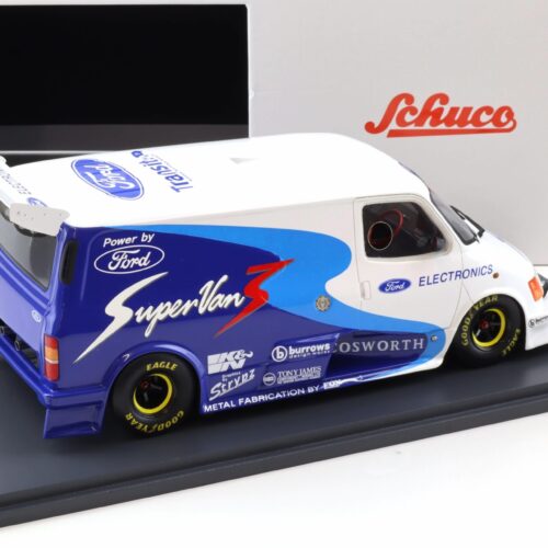 1:18 Schuco PRO.R18 Ford Transit SuperVan 3 - 1994 white/ blue