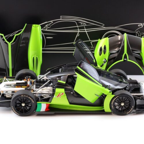 1:18 LCD Models Pagani Huayra R 2021 green/ Carbon LCD18012-GR