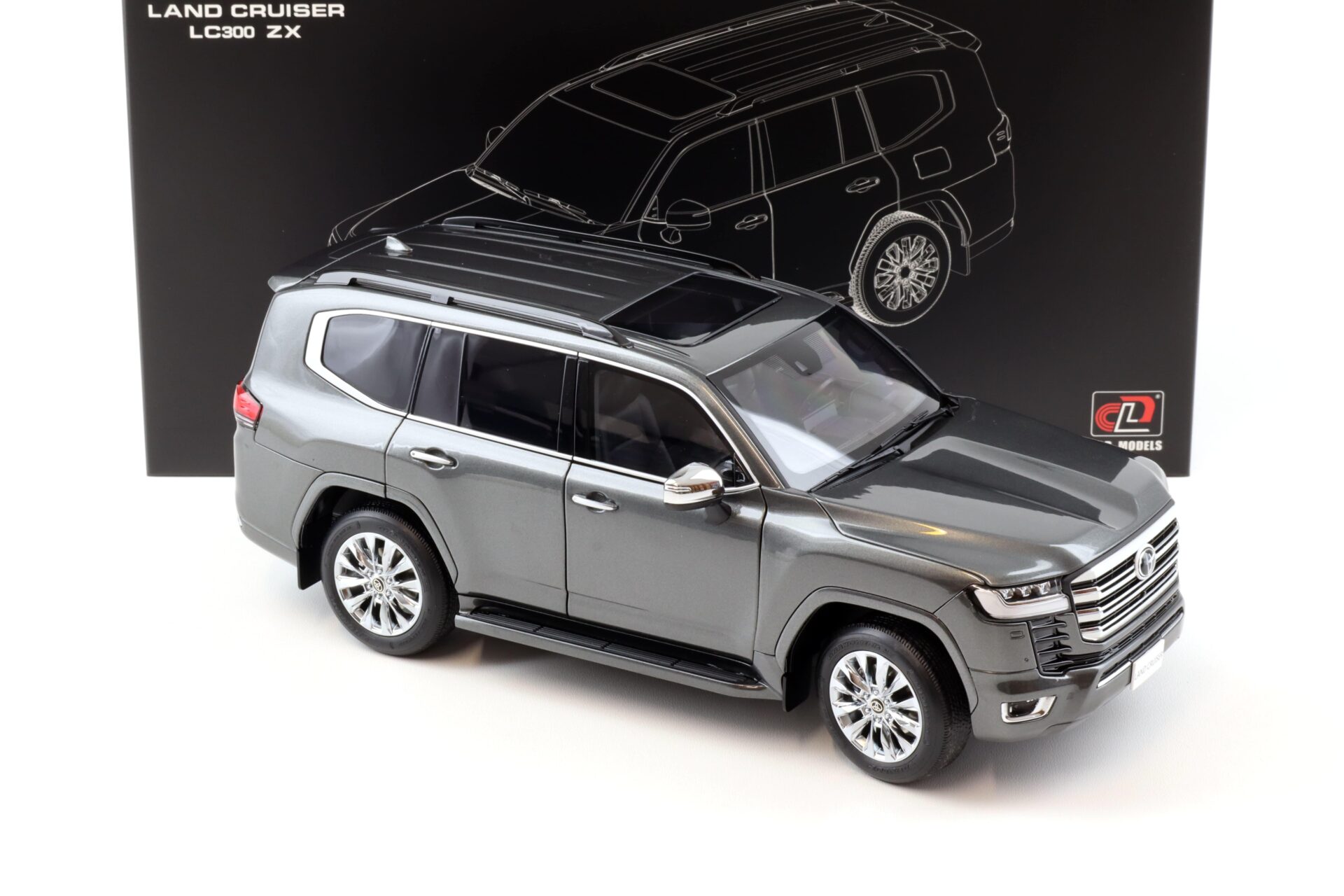 1:18 LCD Models Toyota Land Cruiser LC 300 ZX grey metallic LCD18013-ZX-GR