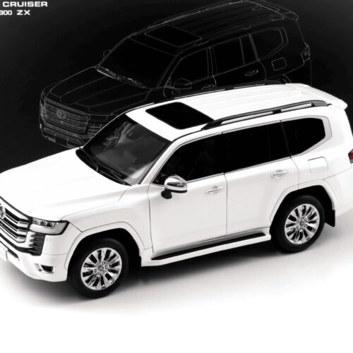 1:18 LCD Models Toyota Land Cruiser LC 300 ZX white LCD18013-ZX-WH