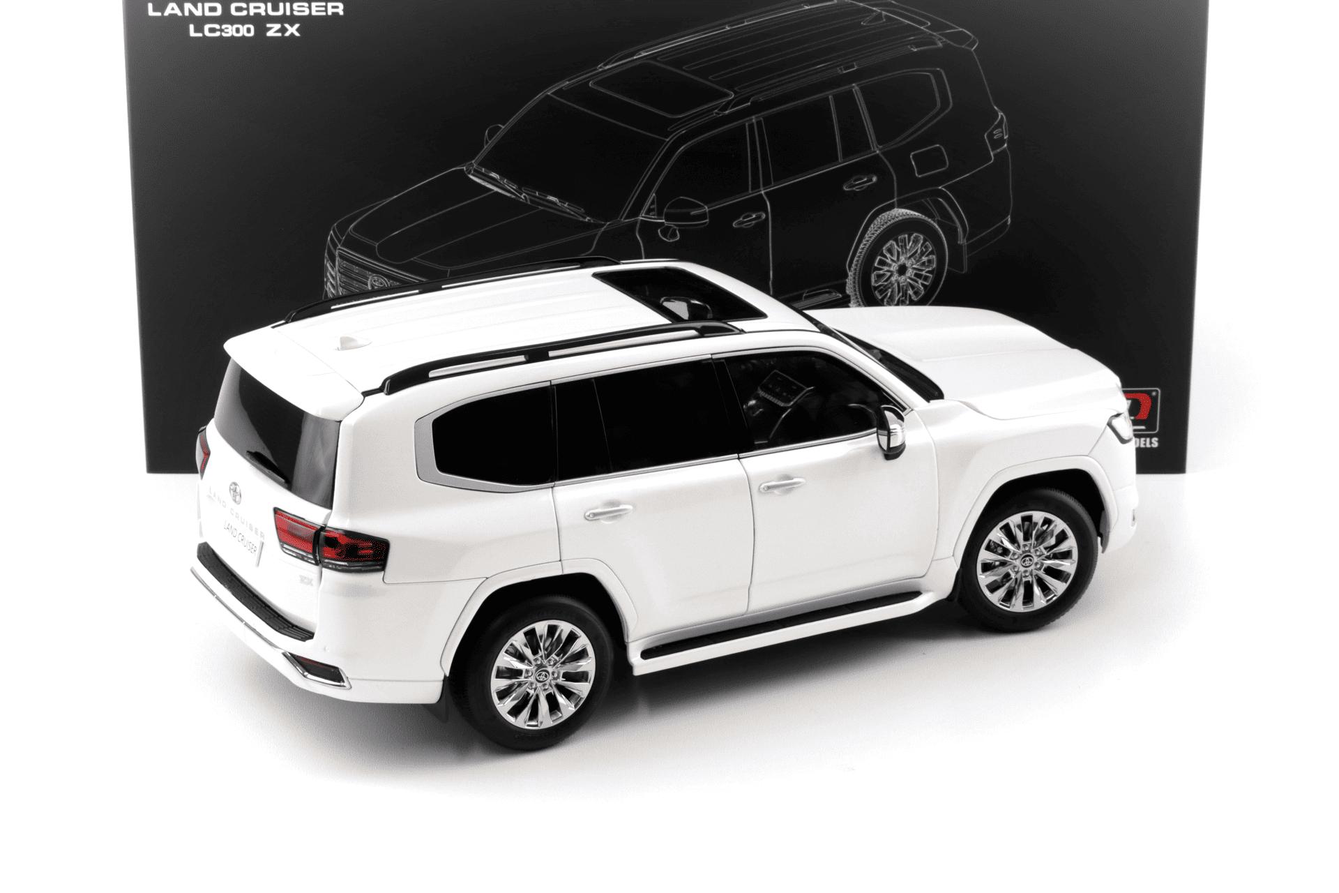 1:18 LCD Models Toyota Land Cruiser LC 300 ZX white LCD18013-ZX-WH