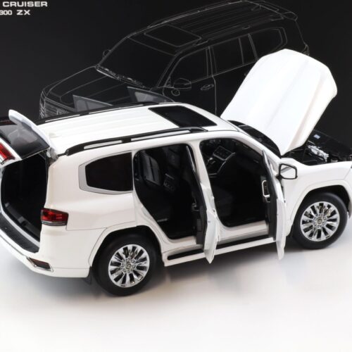 1:18 LCD Models Toyota Land Cruiser LC 300 ZX white LCD18013-ZX-WH