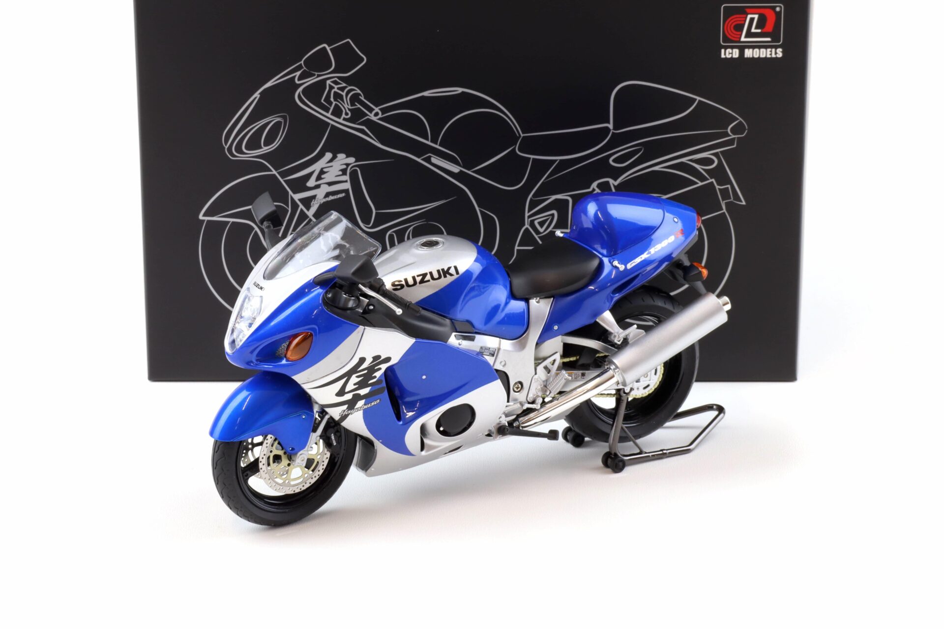 1:12 LCD Models Suzuki GSX 1300R blue/ silver LCD-M04-BU