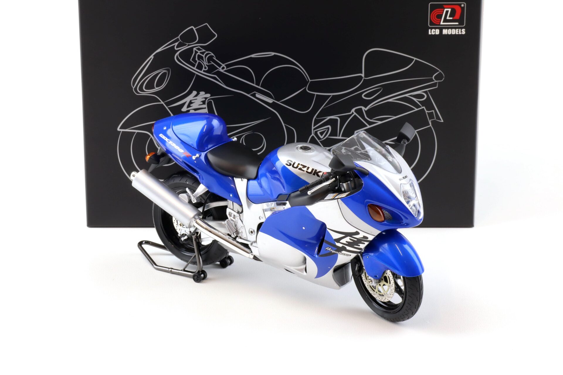 1:12 LCD Models Suzuki GSX 1300R blue/ silver LCD-M04-BU