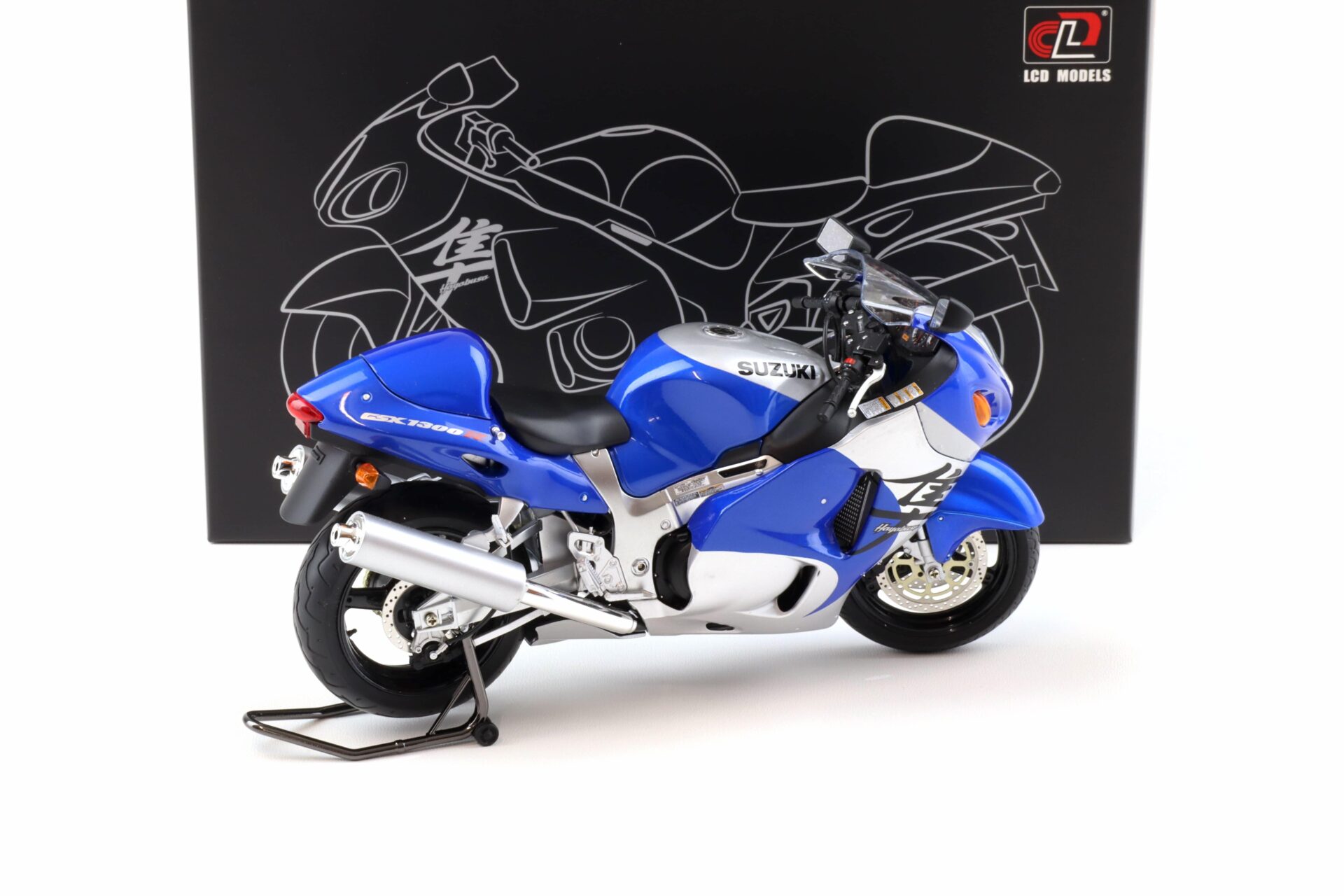 1:12 LCD Models Suzuki GSX 1300R blue/ silver LCD-M04-BU