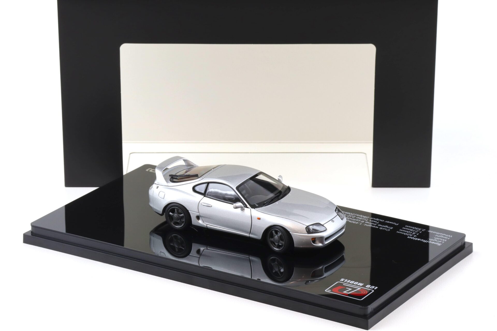 1:43 LCD Models Toyota Supra A80 Coupe RHD silver metallic LCD43009-SI