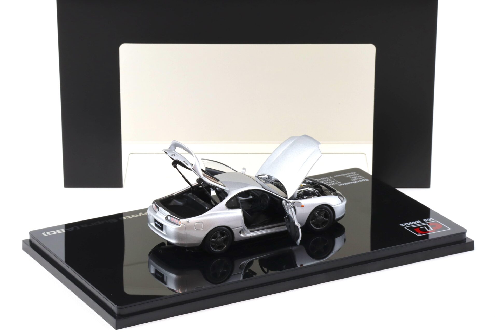 1:43 LCD Models Toyota Supra A80 Coupe RHD silver metallic LCD43009-SI