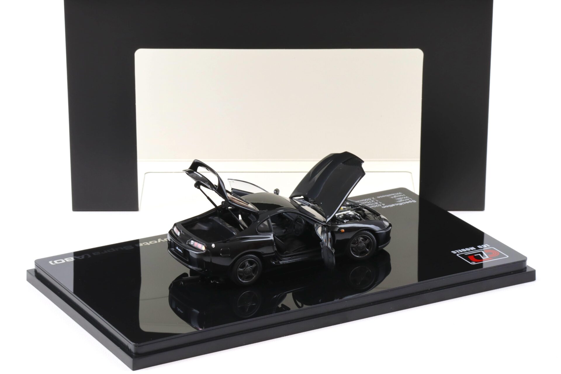 1:43 LCD Models Toyota Supra A80 Coupe RHD black LCD43009-BL