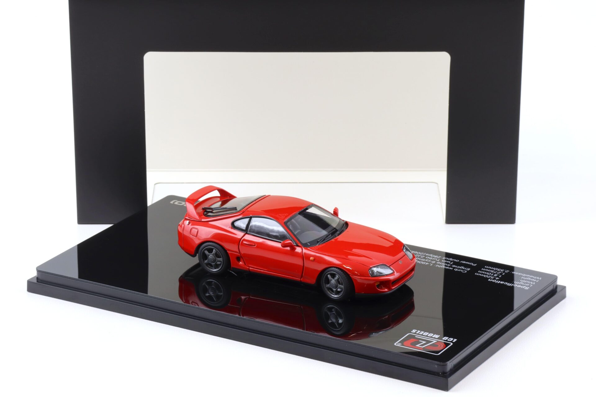 1:43 LCD Models Toyota Supra A80 Coupe RHD red LCD43009-RE
