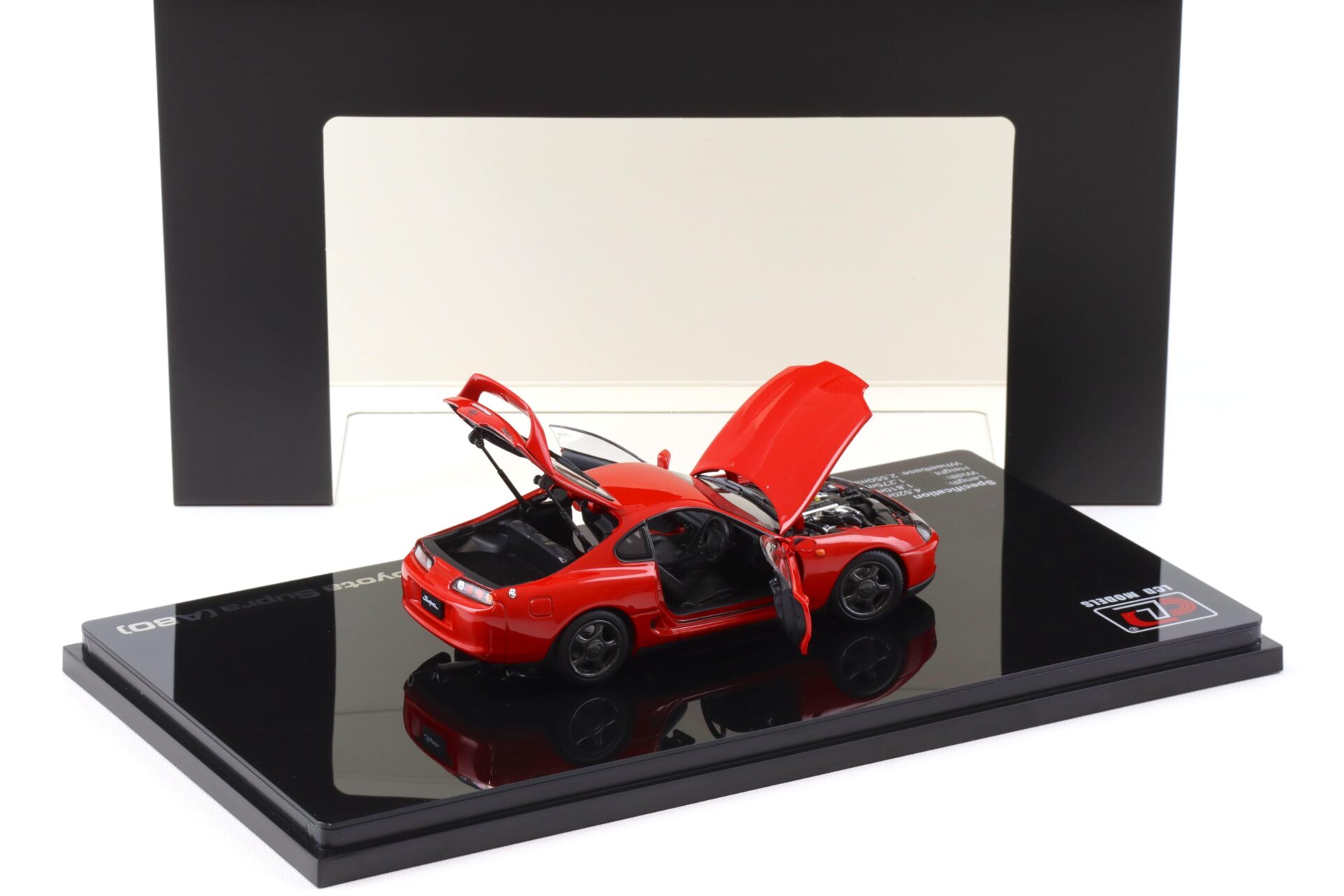 1:43 LCD Models Toyota Supra A80 Coupe RHD red LCD43009-RE
