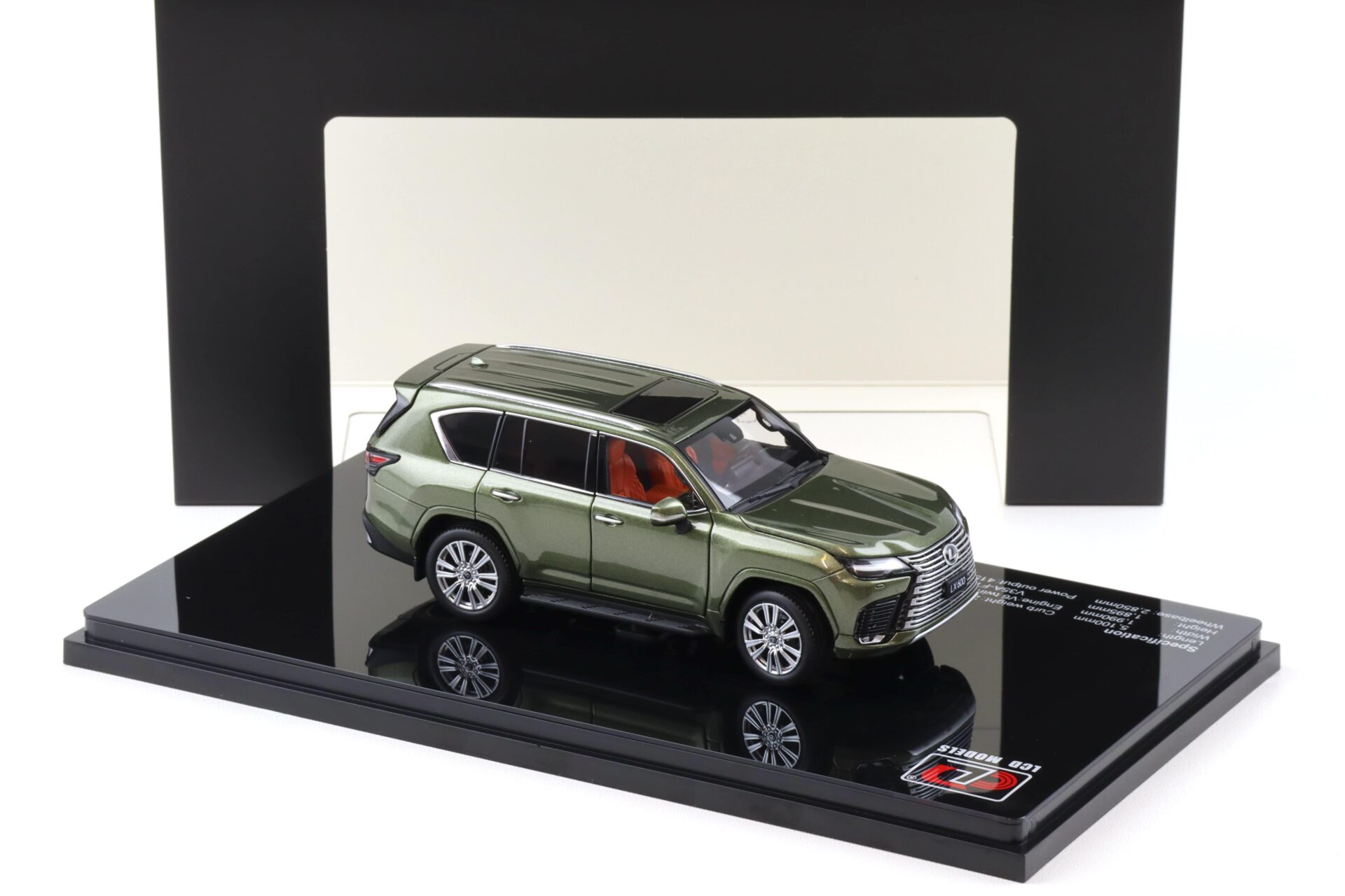 1:43 LCD Models Lexus LX600 SUV 2024 Nori green metallic LCD43013-NG