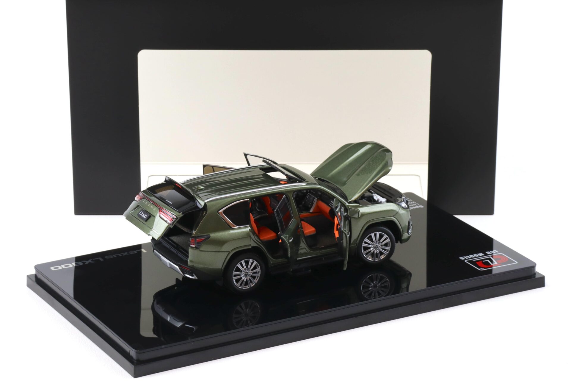 1:43 LCD Models Lexus LX600 SUV 2024 Nori green metallic LCD43013-NG