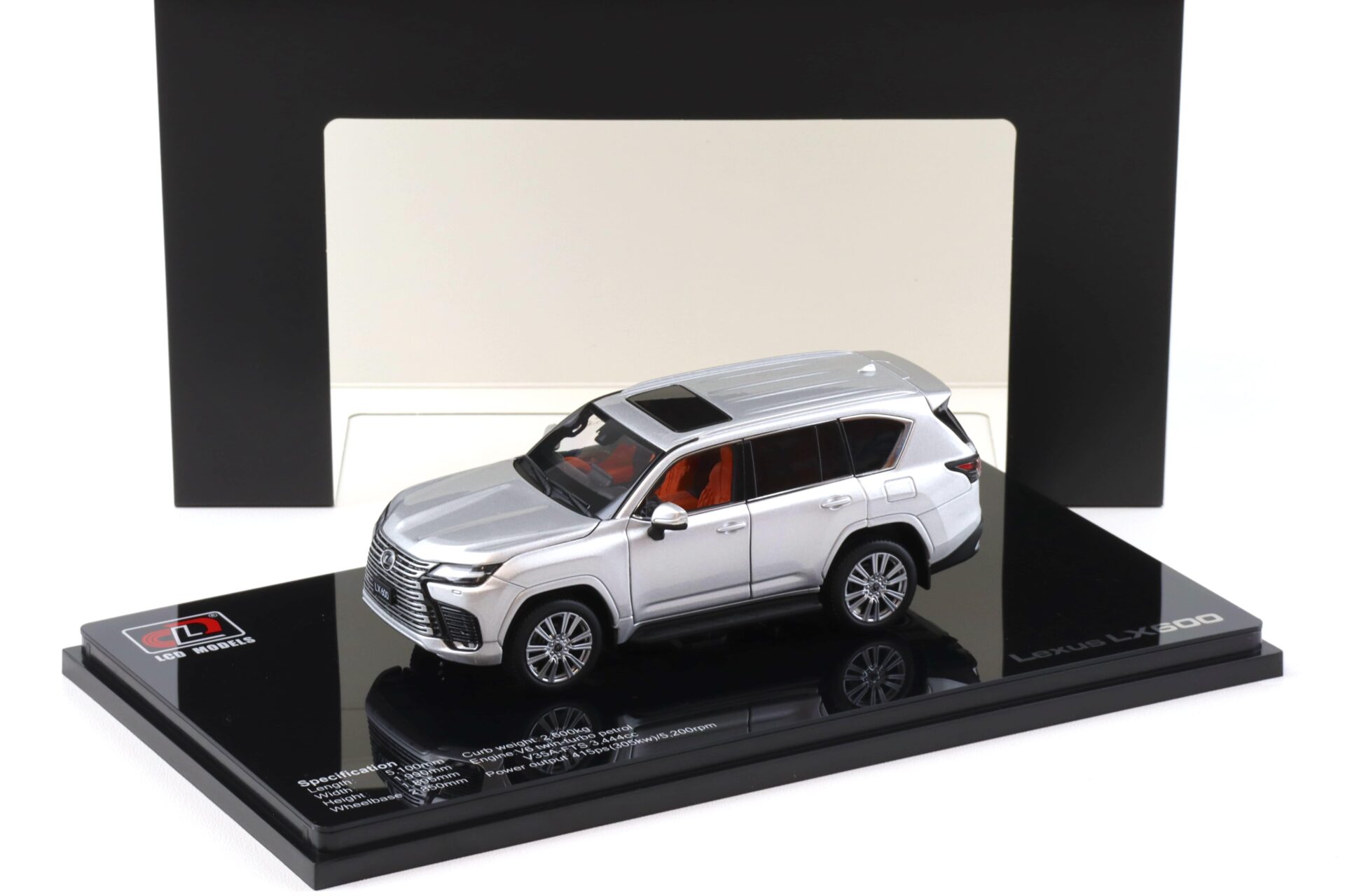 1:43 LCD Models Lexus LX600 SUV 2024 silver metallic LCD43013-SI