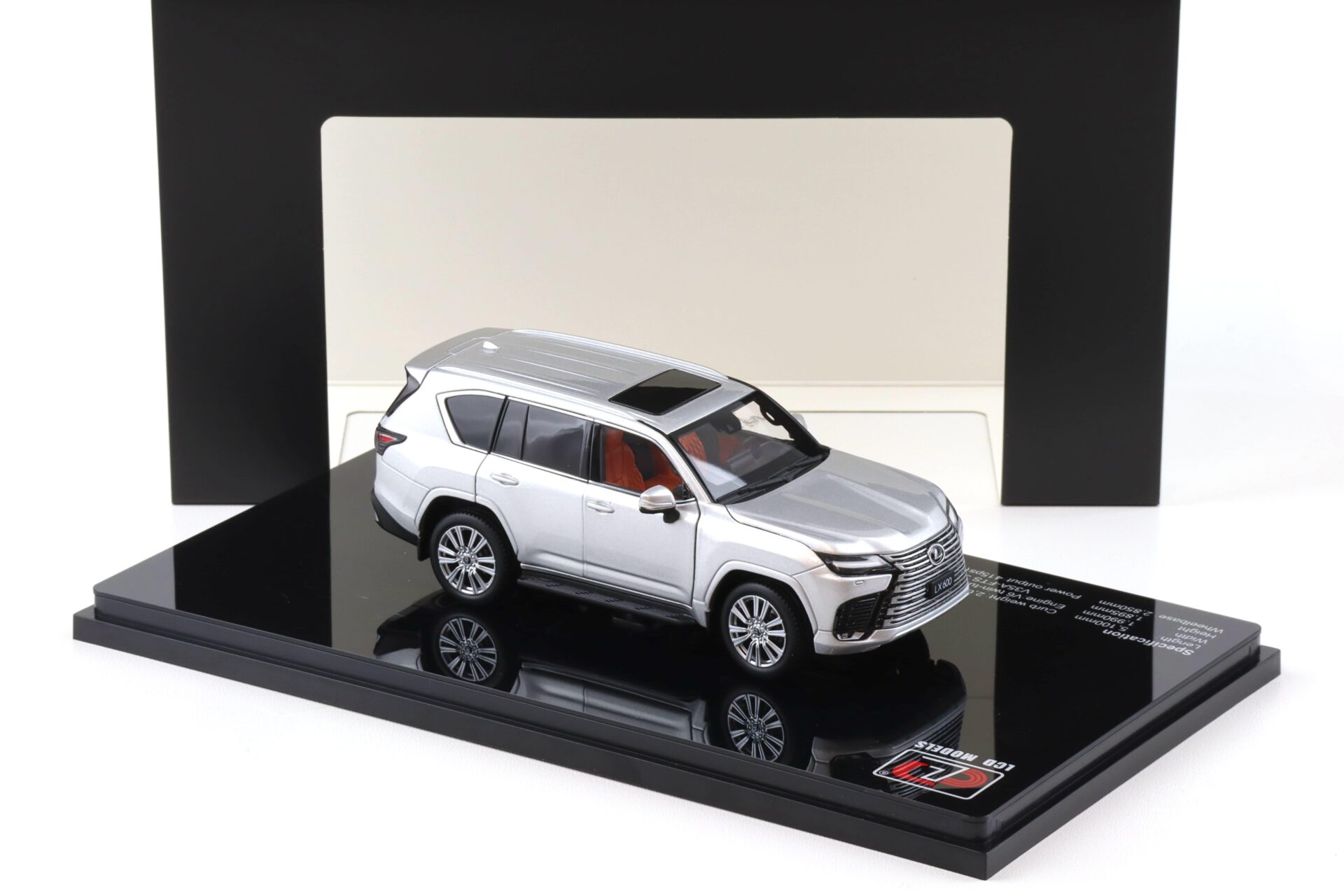 1:43 LCD Models Lexus LX600 SUV 2024 silver metallic LCD43013-SI