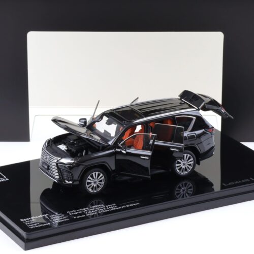 1:43 LCD Models Lexus LX600 SUV 2024 black LCD43013-BL