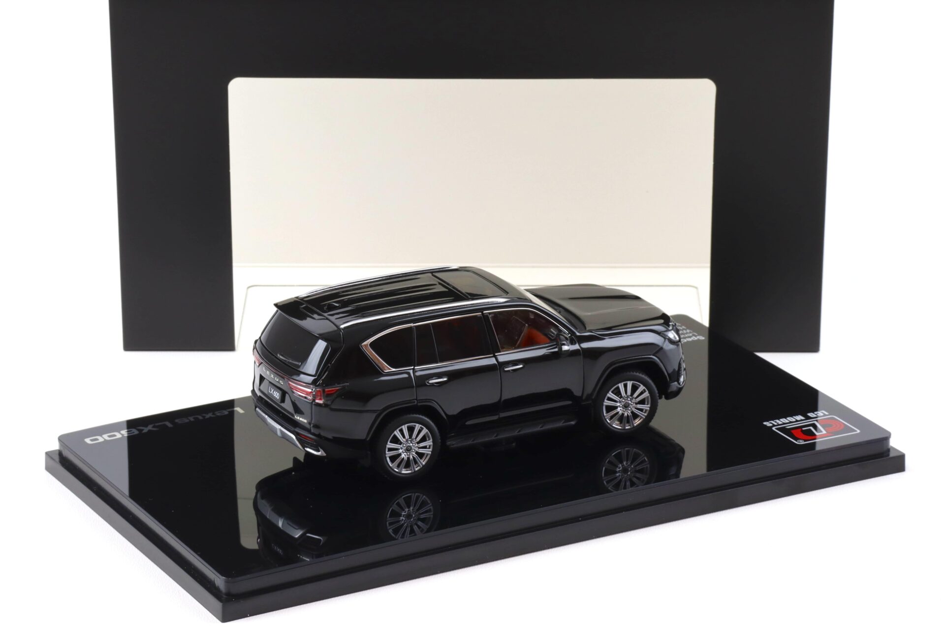 1:43 LCD Models Lexus LX600 SUV 2024 black LCD43013-BL