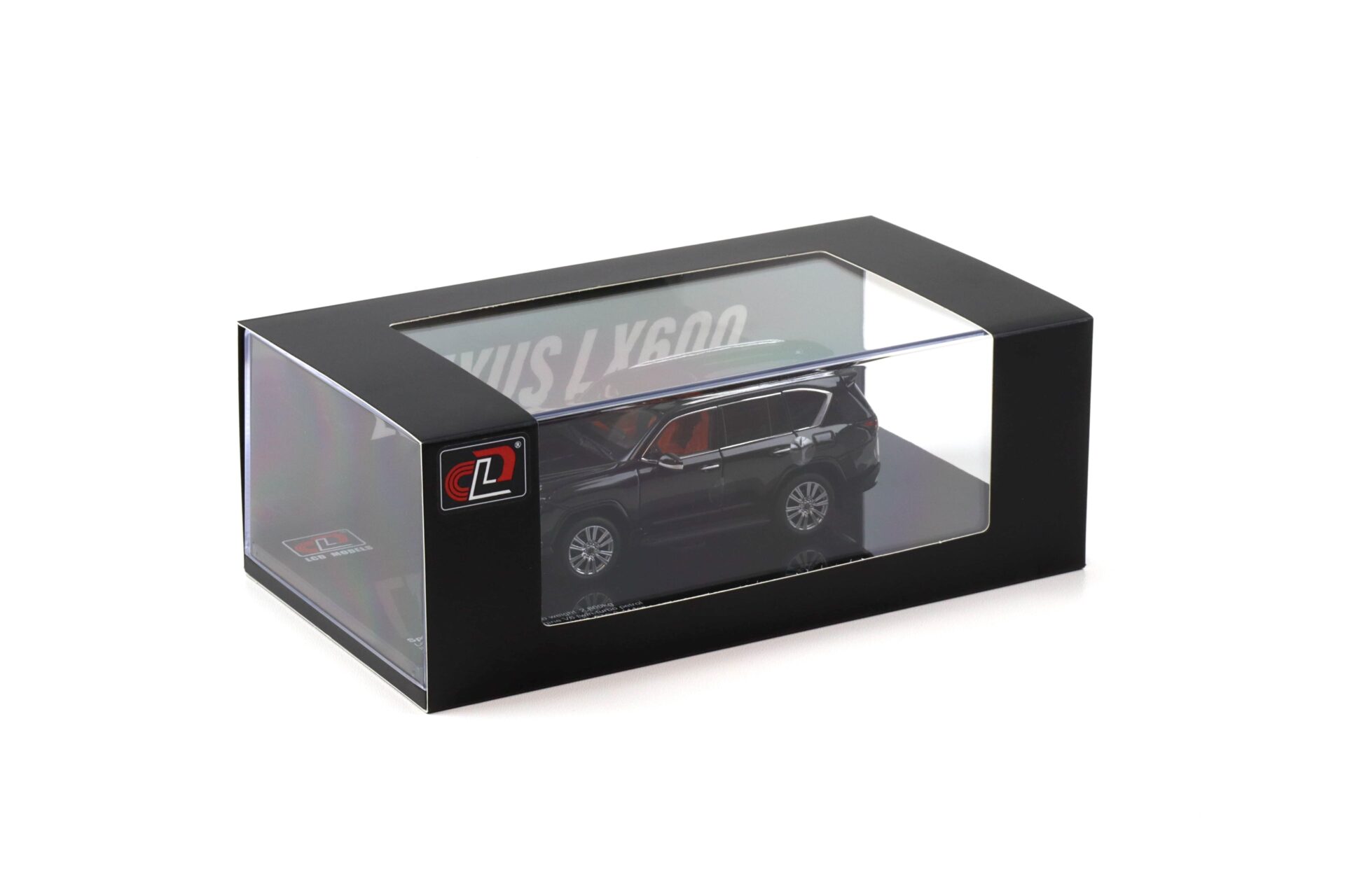1:43 LCD Models Lexus LX600 SUV 2024 black LCD43013-BL