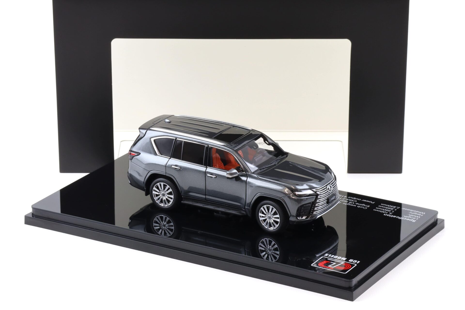 1:43 LCD Models Lexus LX600 SUV 2024 grey metallic LCD43013-GR