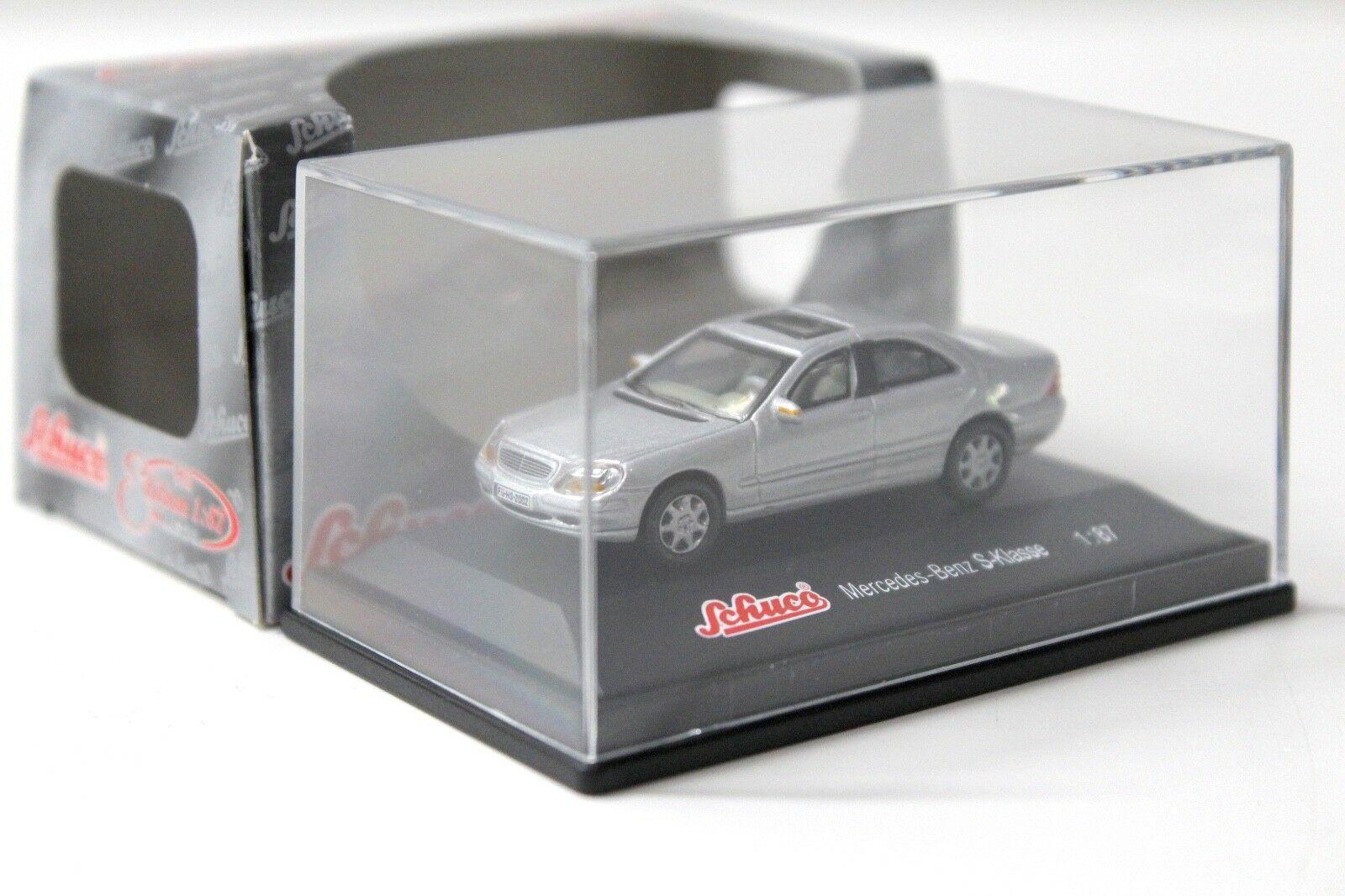 1:87 Schuco Mercedes S-Klasse Limousine silver