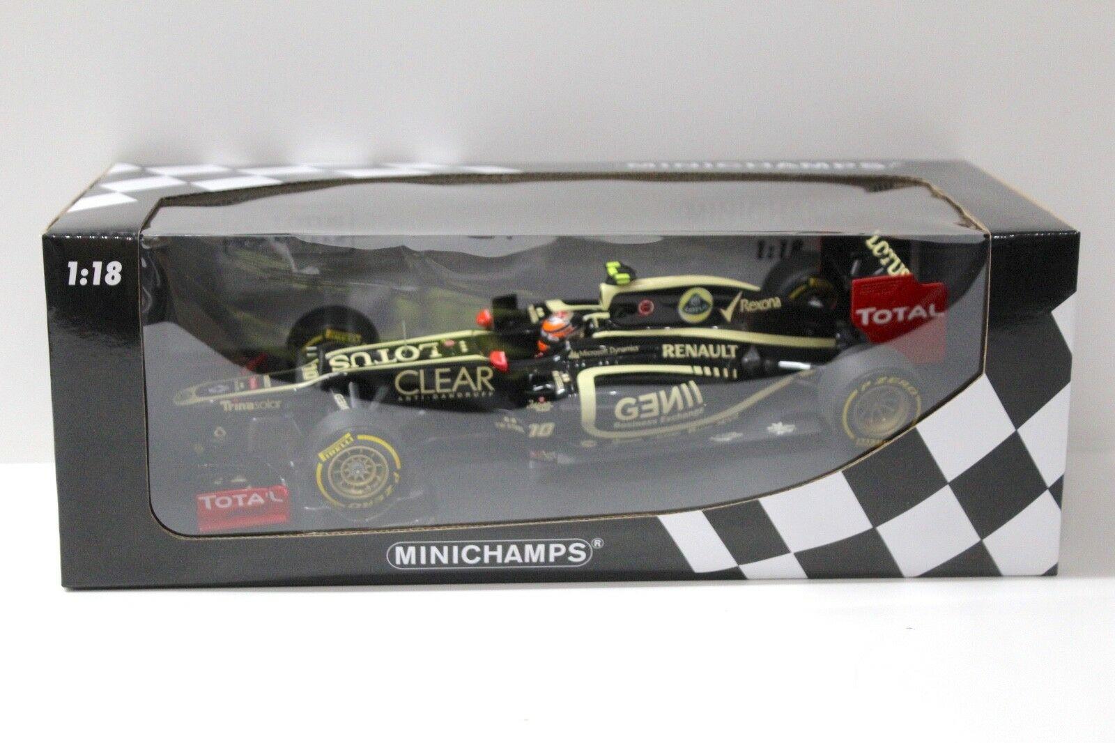 1:18 Minichamps Lotus F1 Renault E20 R.Grosjean 2012