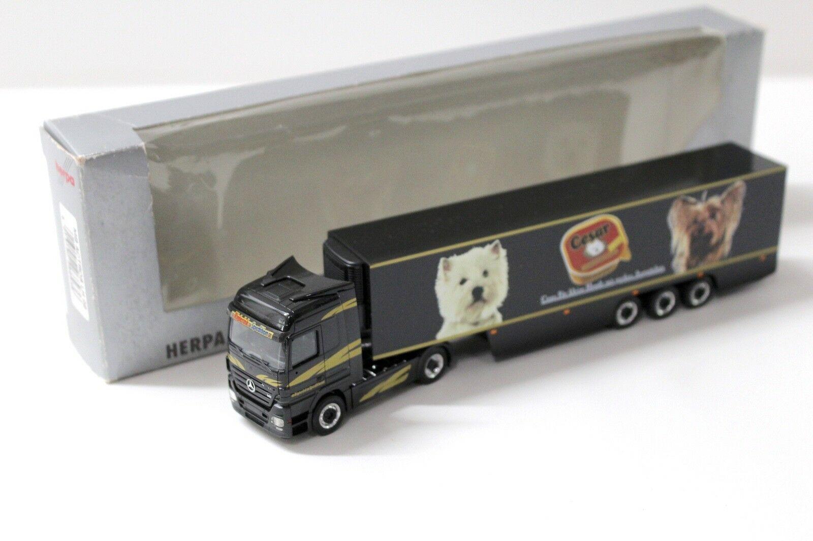 1:87 Herpa Mercedes Actros LH 02 Kühlkoffer "CESAR"
