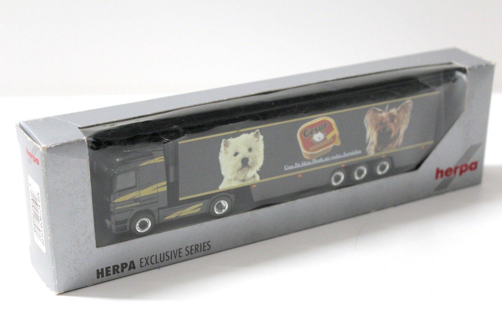 1:87 Herpa Mercedes Actros LH 02 Kühlkoffer "CESAR"
