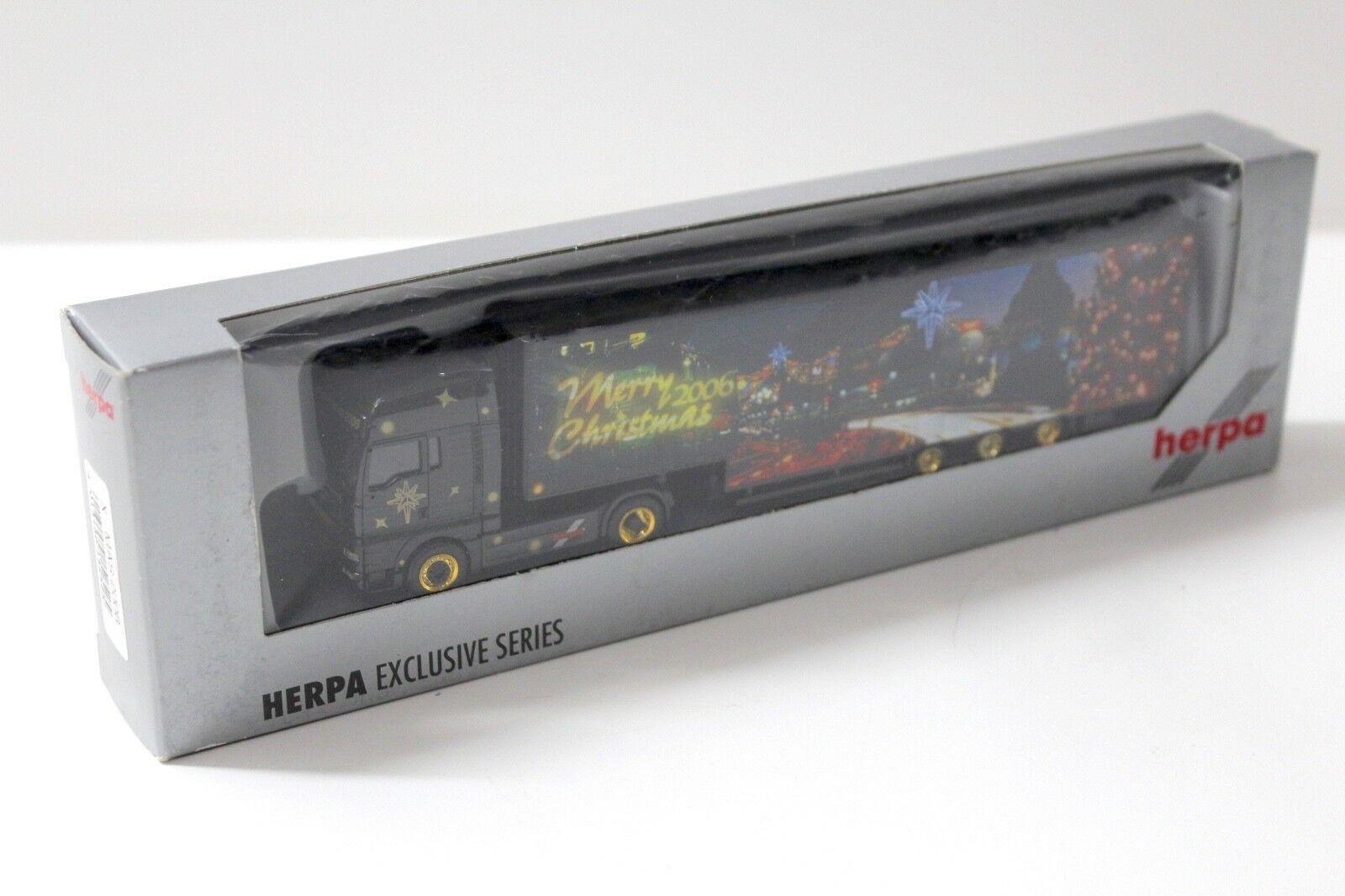 1:87 Herpa MAN TGA XXL Jumbokoffer Weihnachten 2006