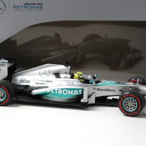 1:18 Minichamps Mercedes F1 AMG Petronas W04 Rosberg Monaco GP Winner 2013
