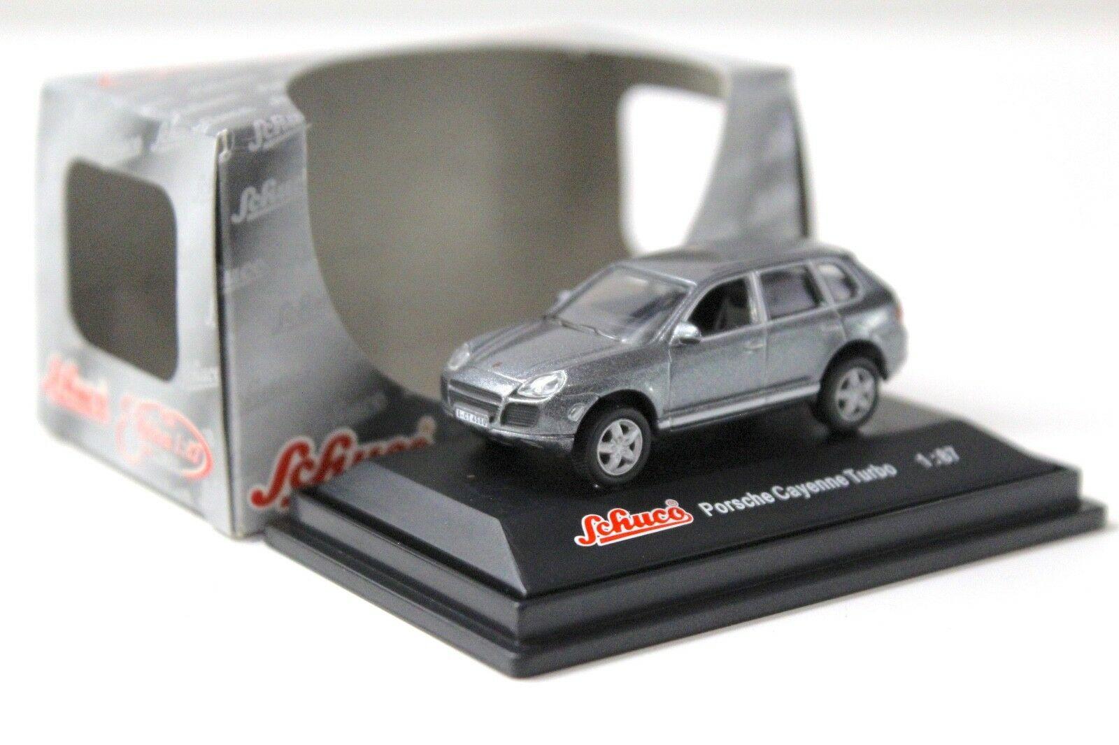 ID 31528 orig 1.jpg 1:87 Schuco Porsche Cayenne Turbo grey