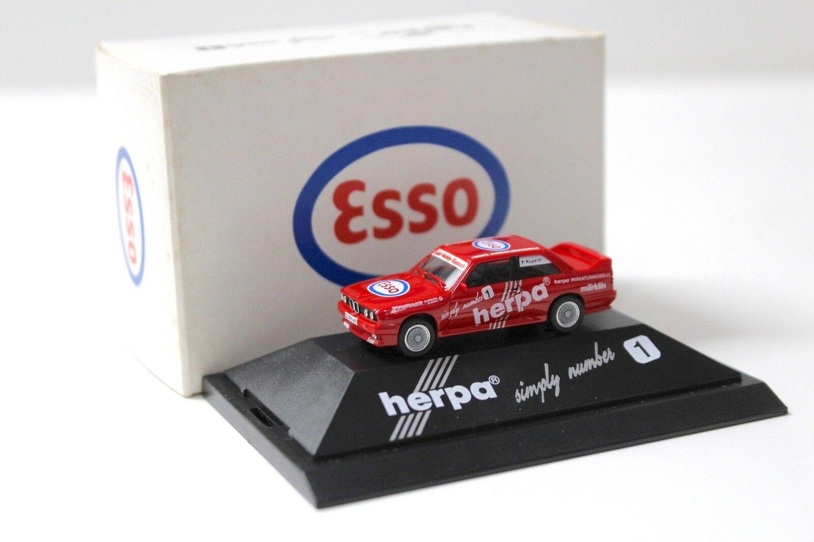 1:87 Herpa BMW M3 E30 simply number 1 ESSO Kupsch red