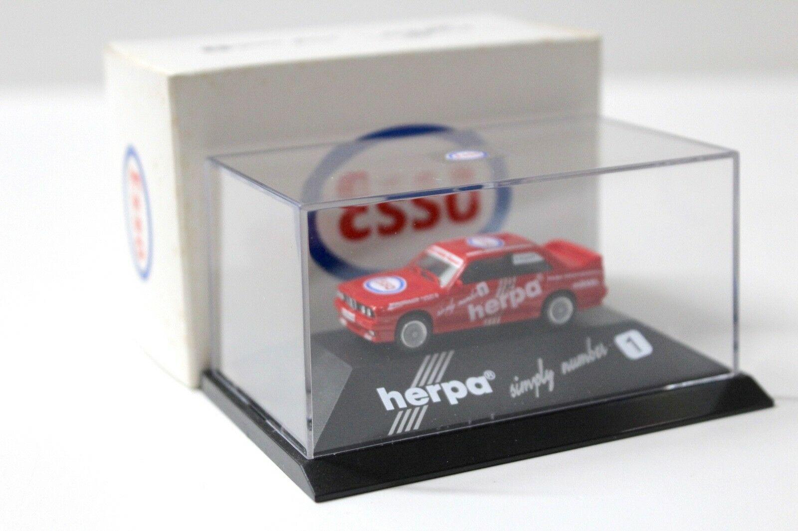 1:87 Herpa BMW M3 E30 simply number 1 ESSO Kupsch red