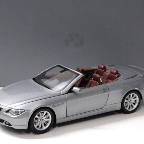 1:18 Kyosho BMW 645Ci 6er E63 Convertible grey DEALER VERSION