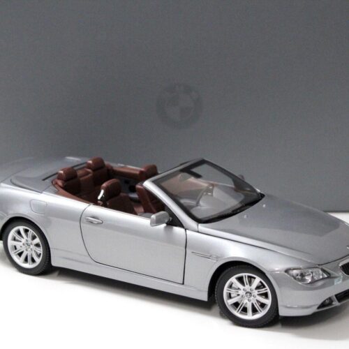 1:18 Kyosho BMW 645Ci 6er E63 Convertible grey DEALER VERSION