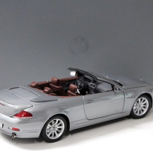 1:18 Kyosho BMW 645Ci 6er E63 Convertible grey DEALER VERSION