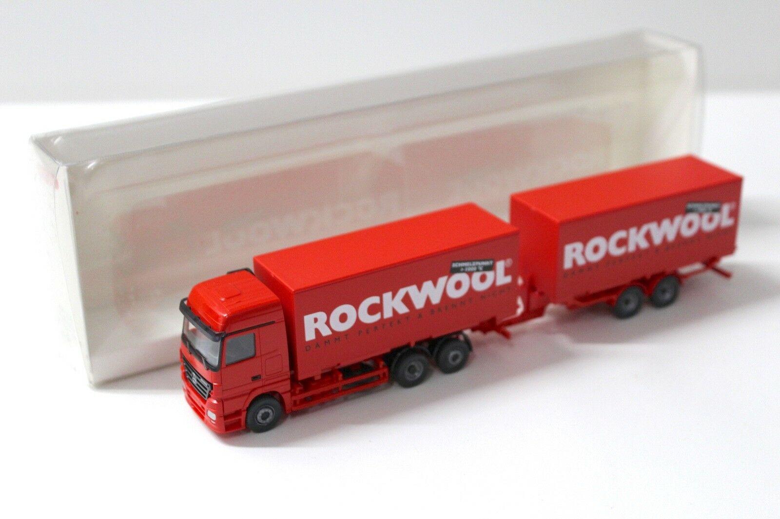 ID 32148 orig.jpg 1:87 Wiking Mercedes Actros Wechselkoffer ROCKWOOL