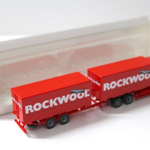 1:87 Wiking Mercedes Actros Wechselkoffer ROCKWOOL
