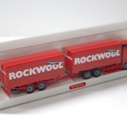 1:87 Wiking Mercedes Actros Wechselkoffer ROCKWOOL
