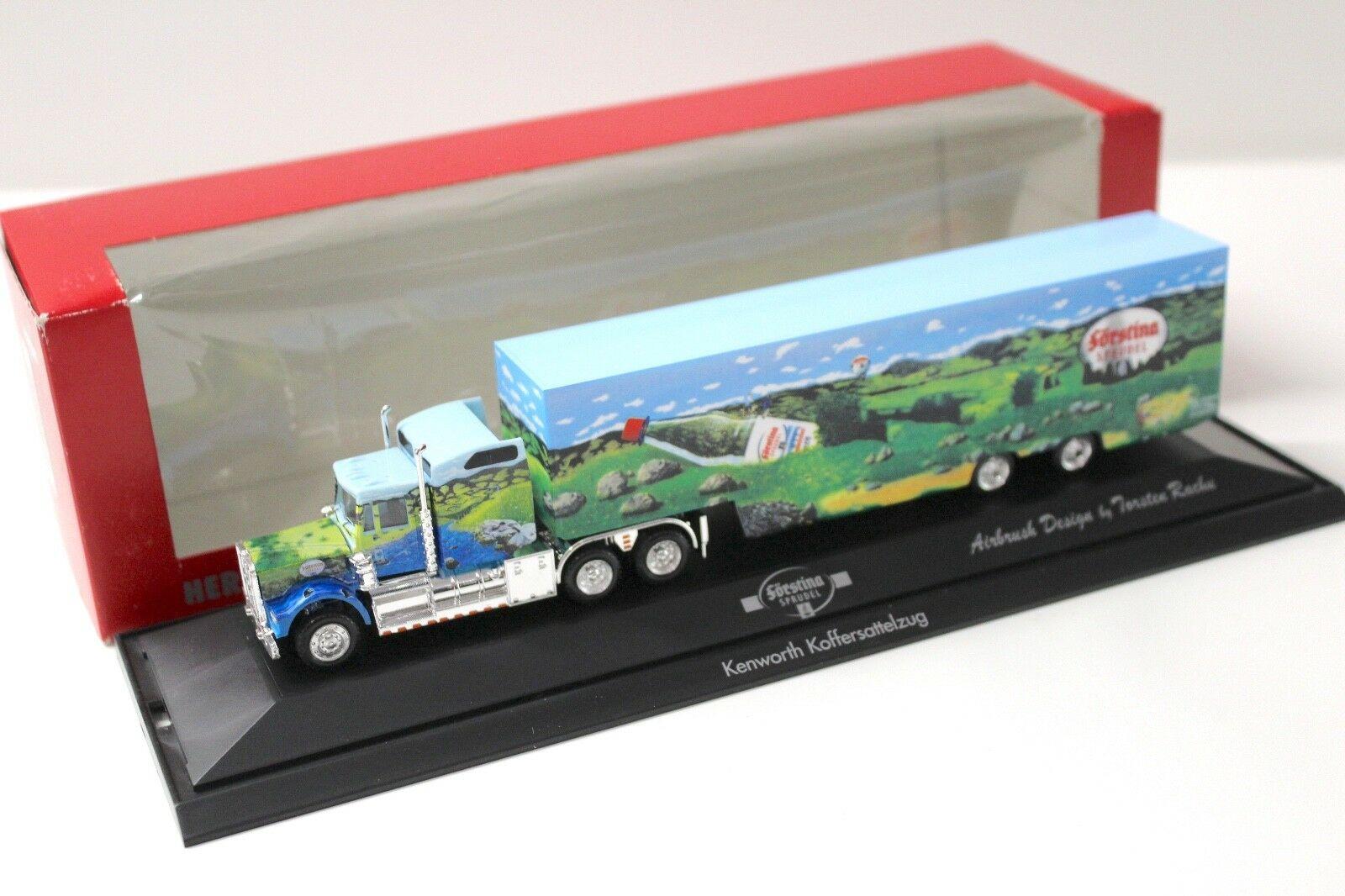 1:87 Herpa Kenworth Koffer SZ "FÖRSTINA SPRUDEL" Rachu