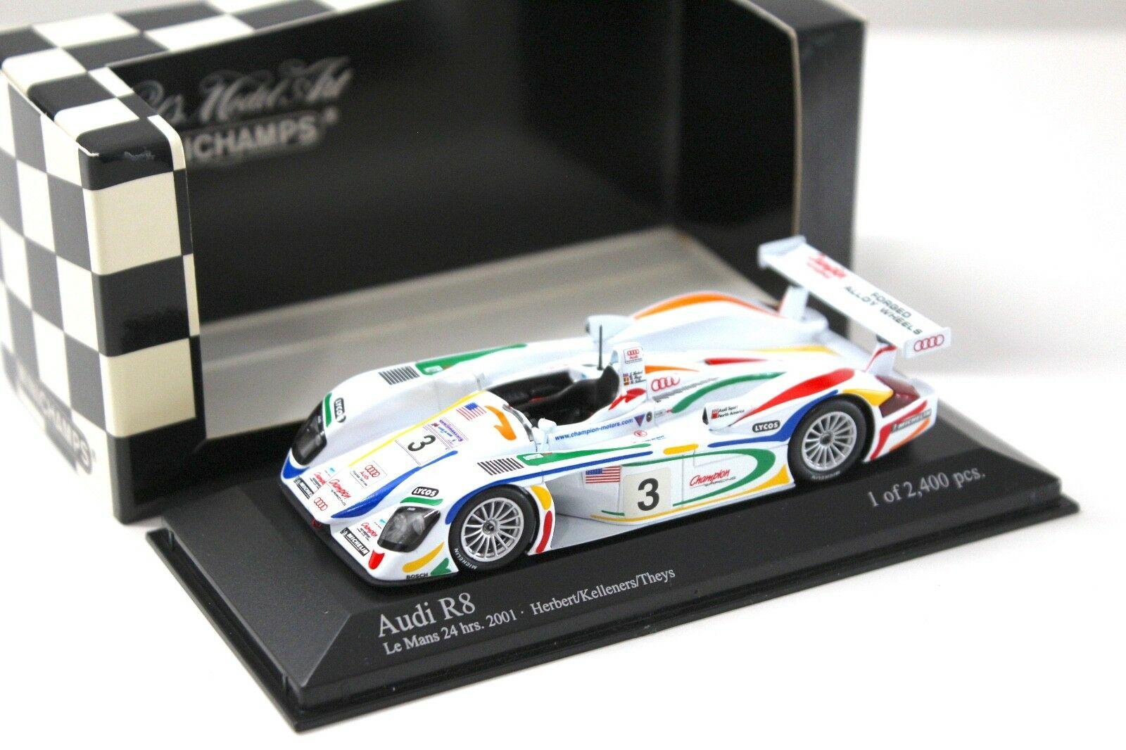 ID 32608 orig.jpg 1:43 Minichamps Audi R8 Le Mans 24h Herbert 2001 #3