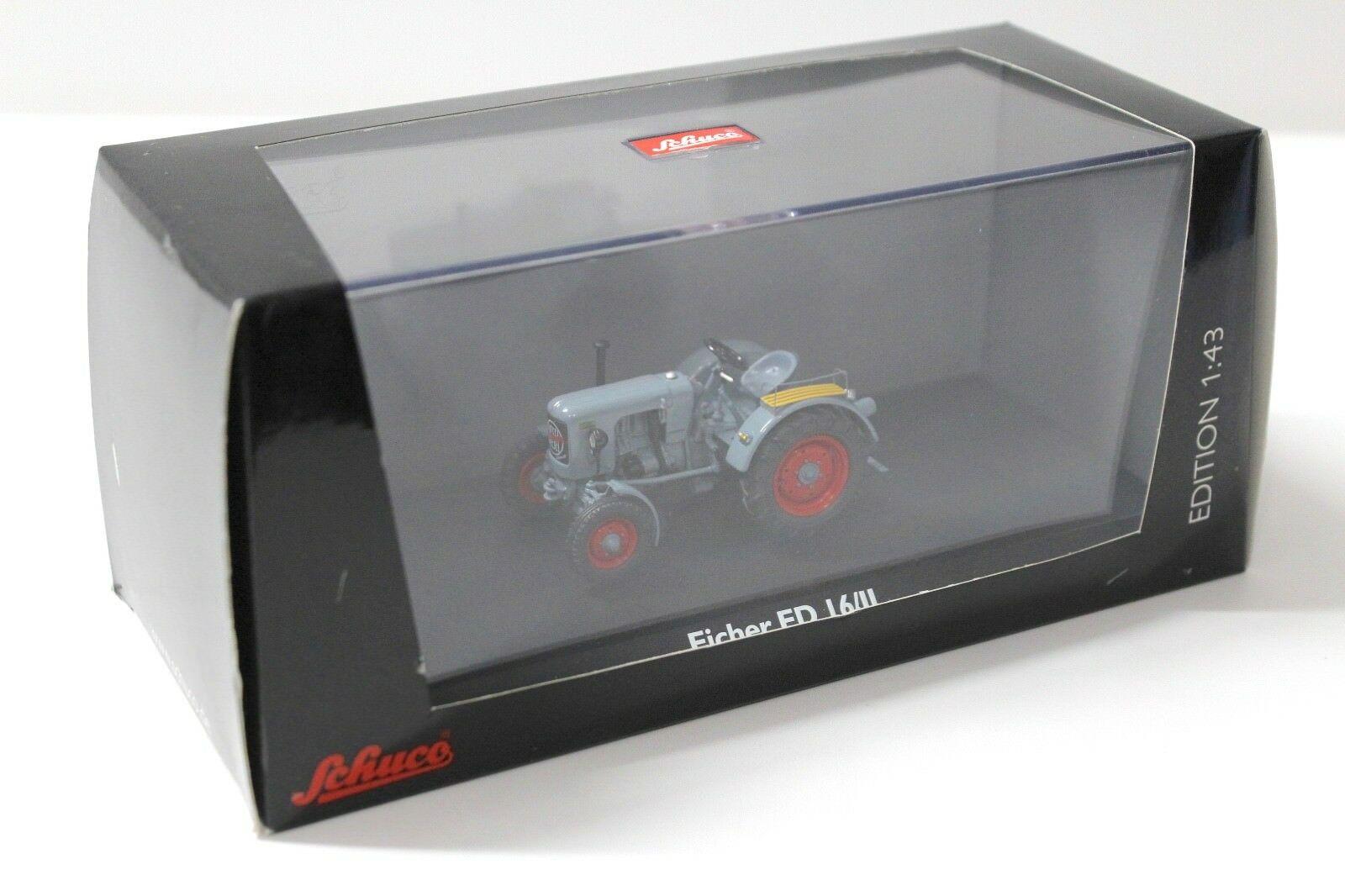 1:43 Schuco Eicher ED 16/11 Traktor grey