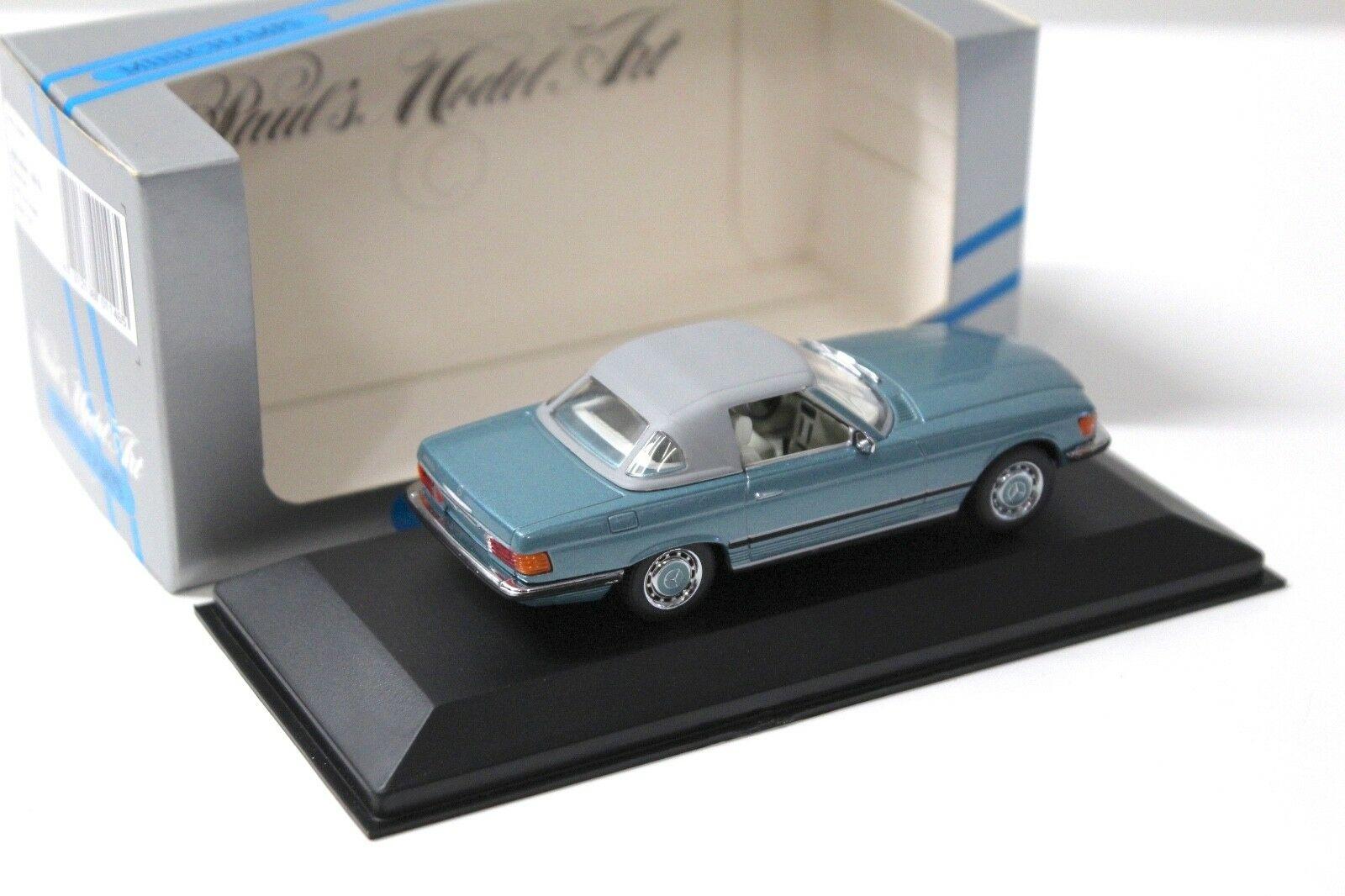1:43 Minichamps Mercedes 350SL Cabriolet SOFT-TOP green