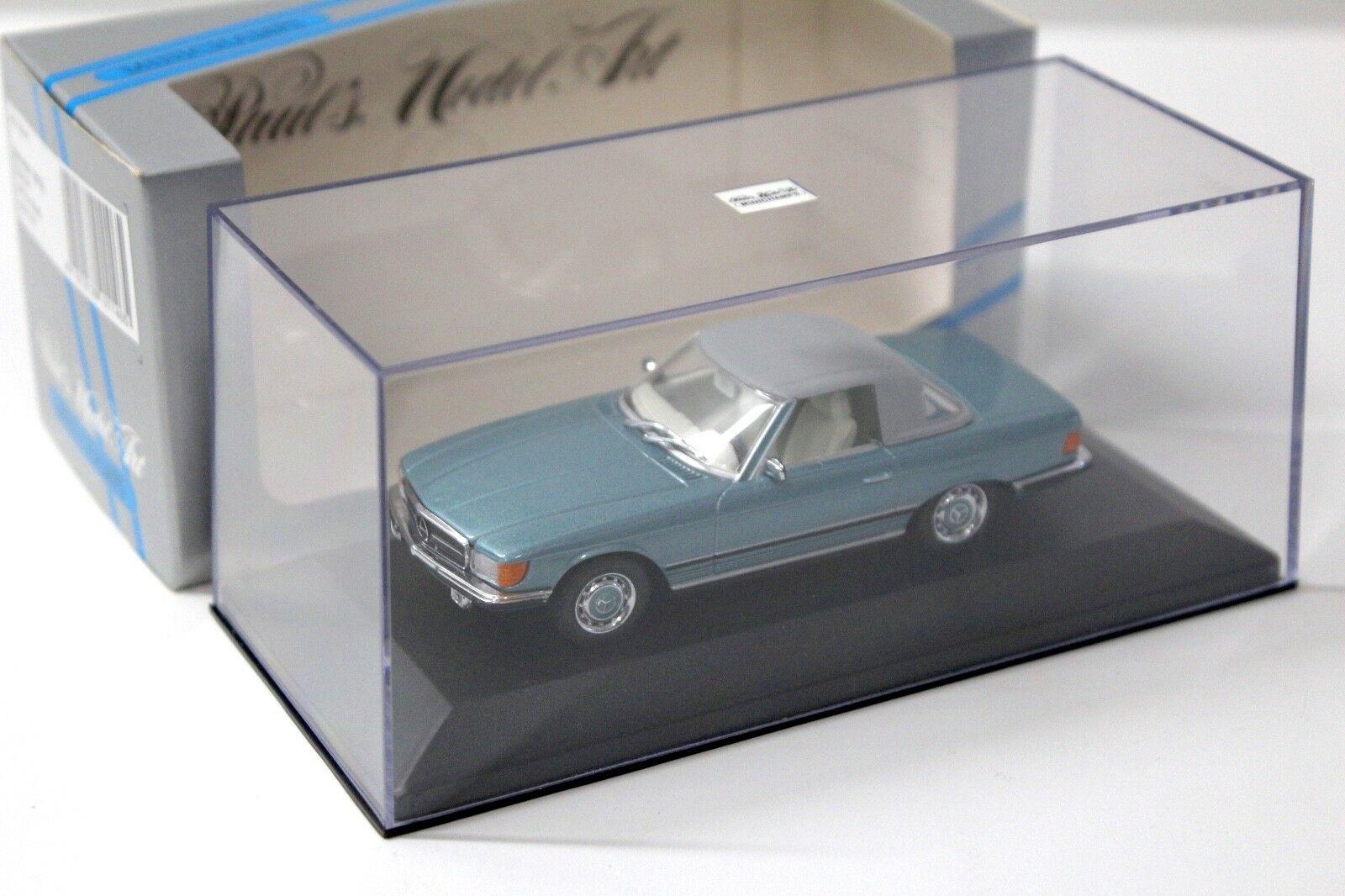 1:43 Minichamps Mercedes 350SL Cabriolet SOFT-TOP green