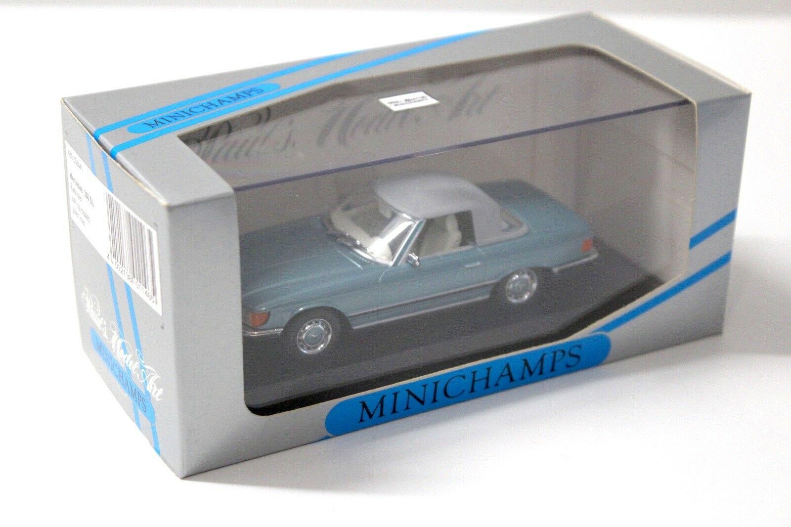 1:43 Minichamps Mercedes 350SL Cabriolet SOFT-TOP green