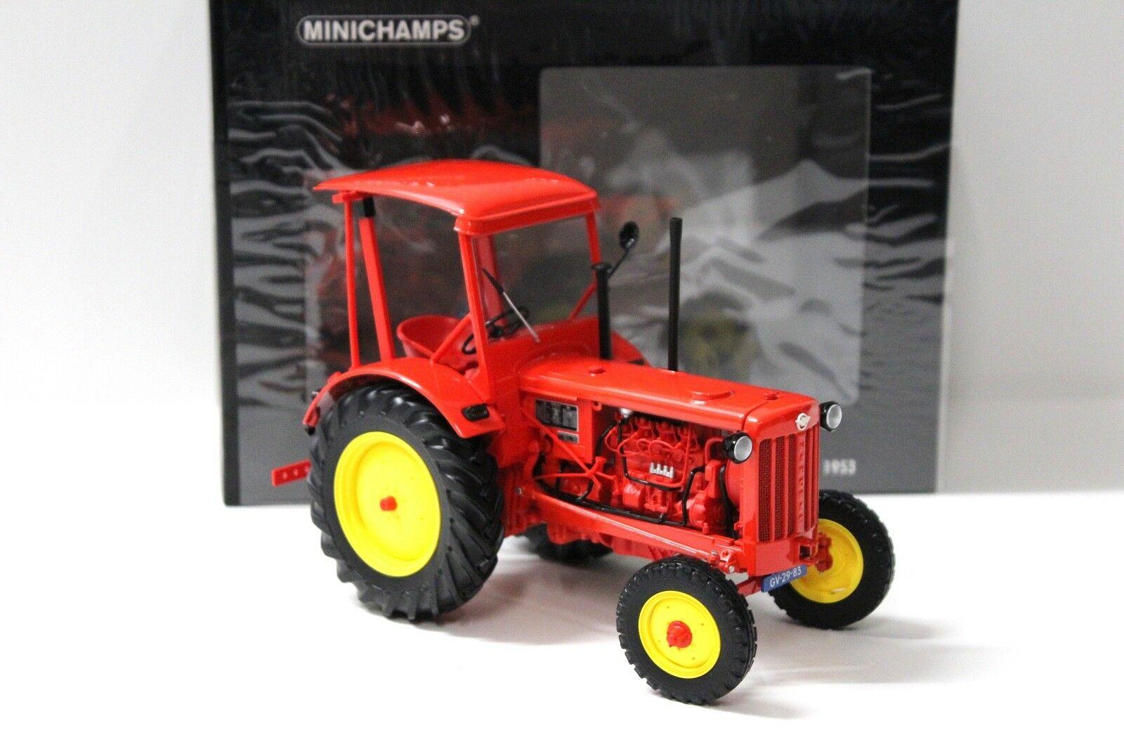 1:18 Minichamps Hanomag R35 Traktor 1953 red