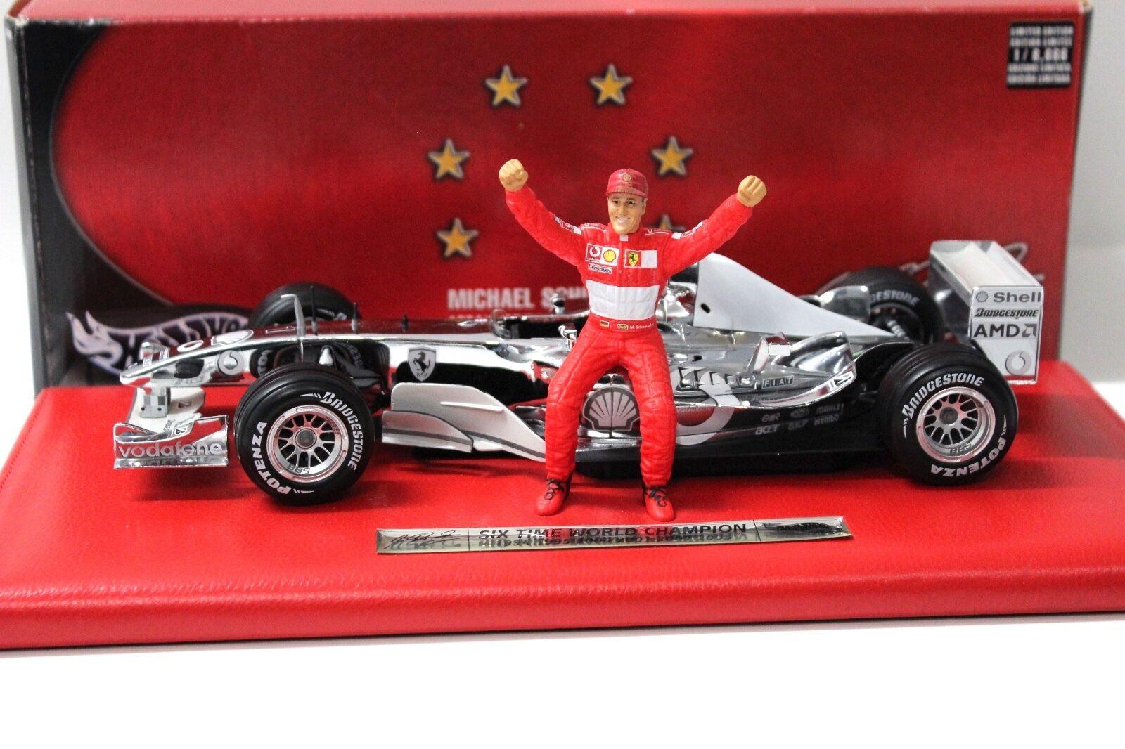 1:18 Hot Wheels Ferrari F2003 SIX Time World Champion CHROM EDITION