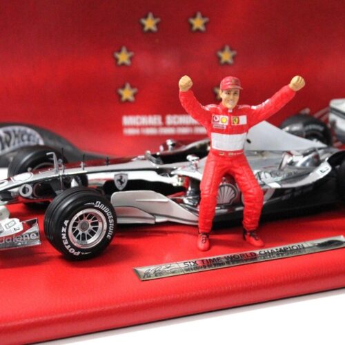 1:18 Hot Wheels Ferrari F2003 SIX Time World Champion CHROM EDITION
