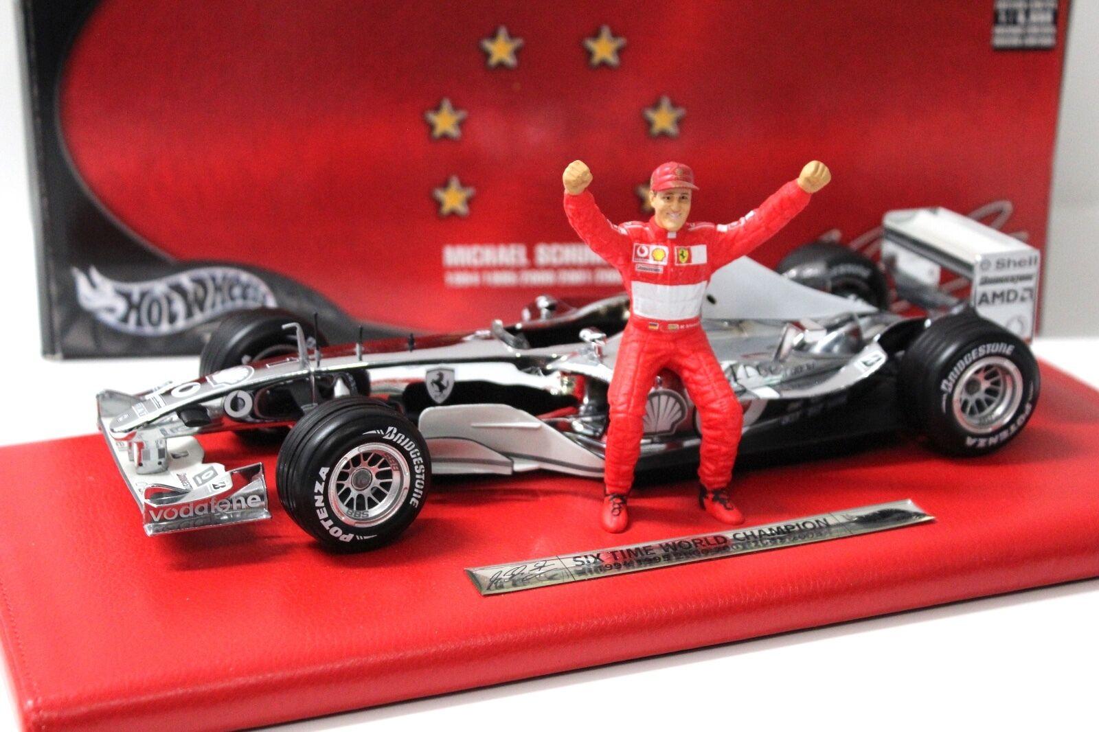 1:18 Hot Wheels Ferrari F2003 SIX Time World Champion CHROM EDITION