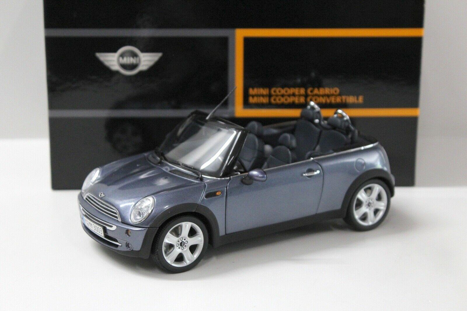 1:18 Kyosho Mini Cooper Convertible R52 Cool blue DEALER VERSION